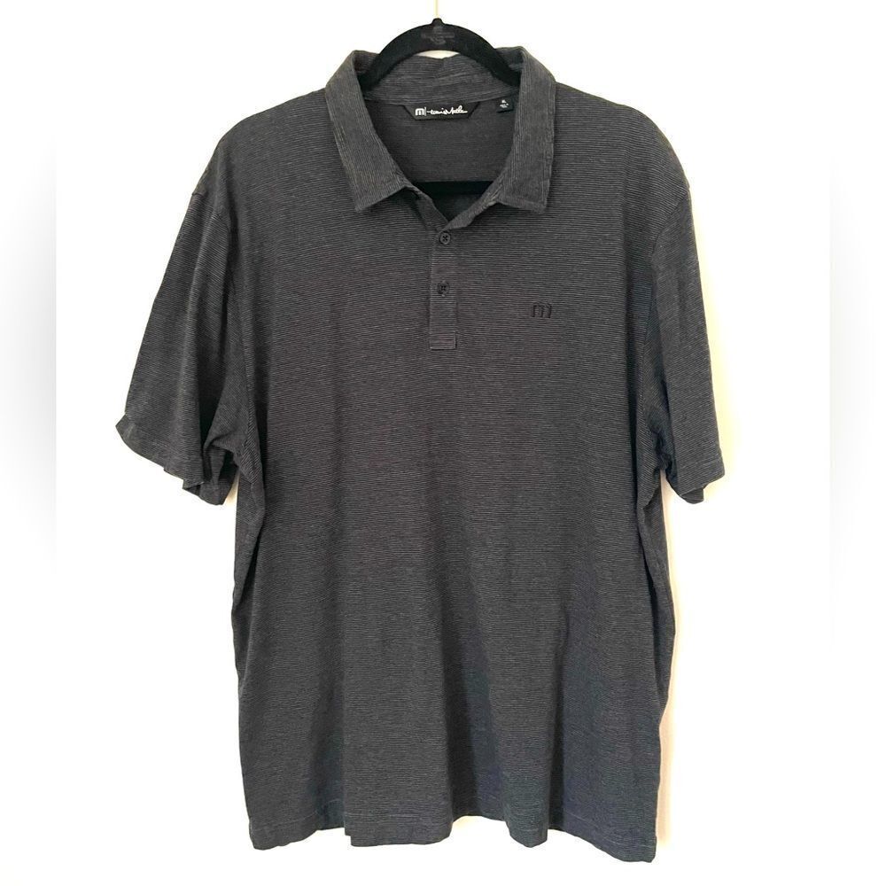 Travis Mathew polo mens heathered grey polo size xlarge
